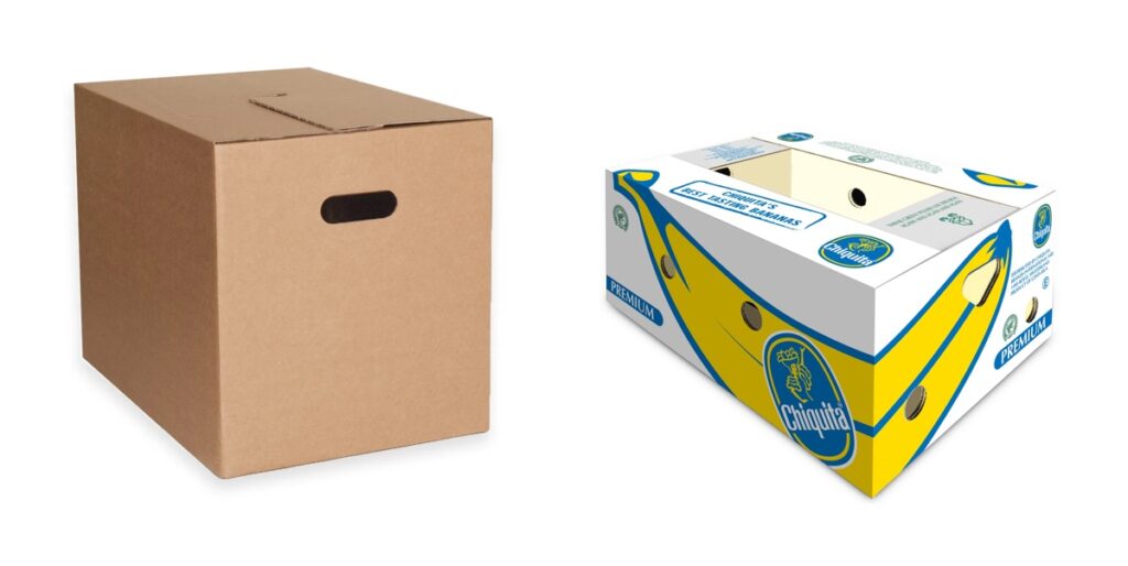 Een stevige bananendoos is ideaal om cd’s en dvd’s te versturen